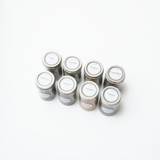 8種ハーブティーセット(キャニスター瓶付き)