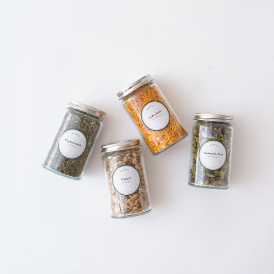 4種ハーブティーセット（キャニスター瓶付き）