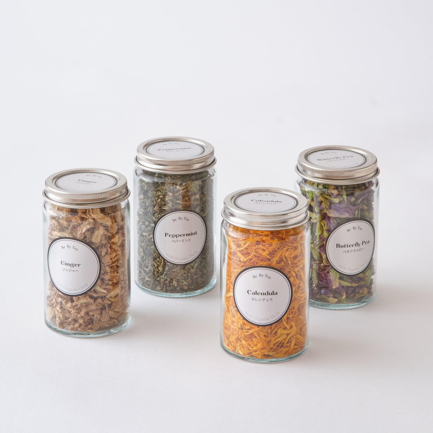 4種ハーブティーセット（キャニスター瓶付き）