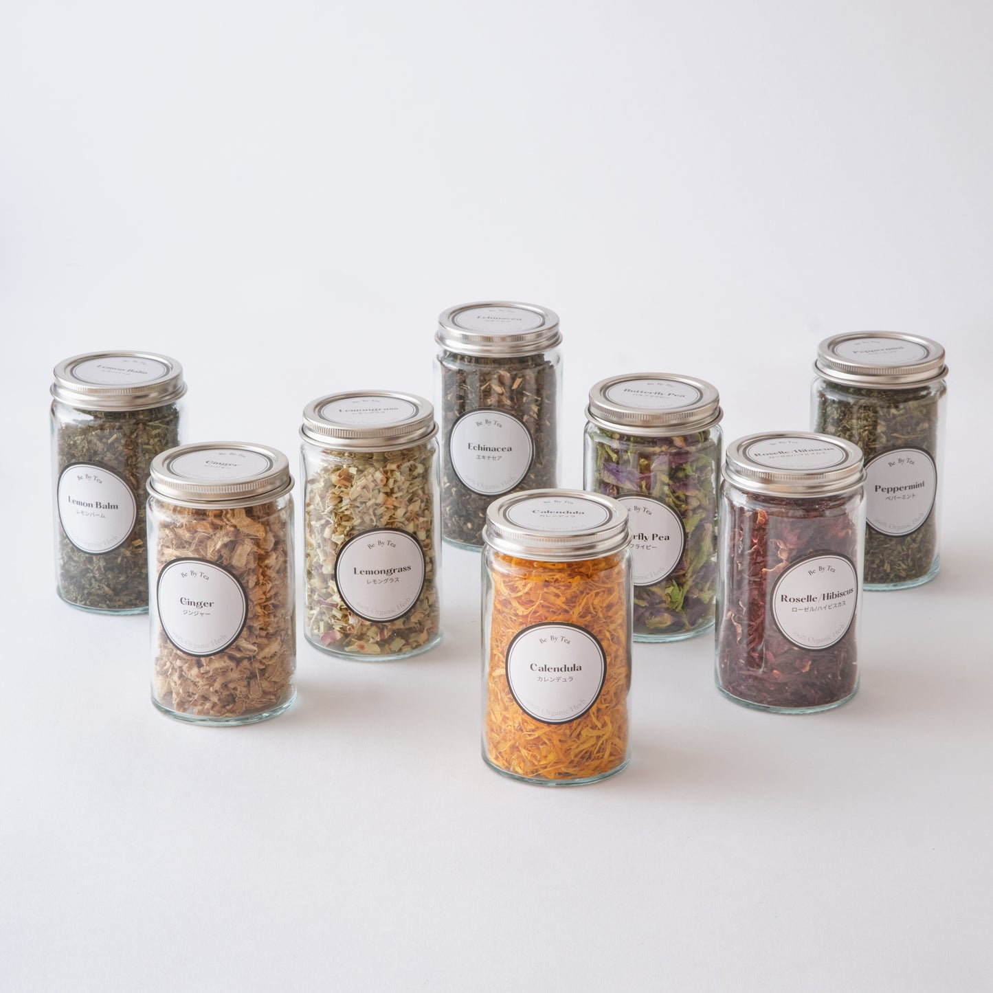 8種ハーブティーセット（キャニスター瓶付き）